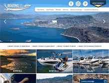 Tablet Screenshot of boatinglakemead.com